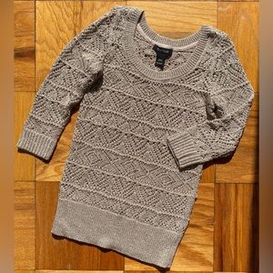 WHBM Warm Metallic Knit Sweater Size XXS